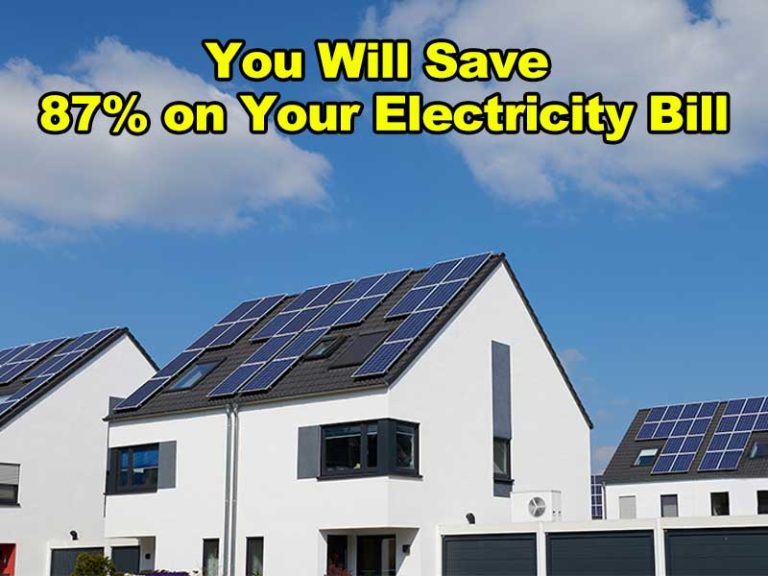 You Will Save 87% on Your Electricity Bill