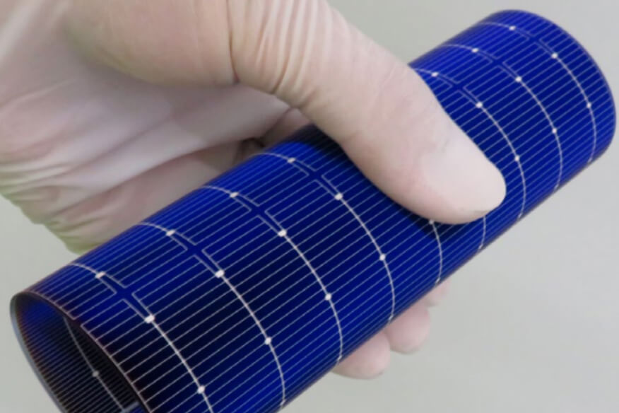 Flexible monocrystalline silicon solar cells